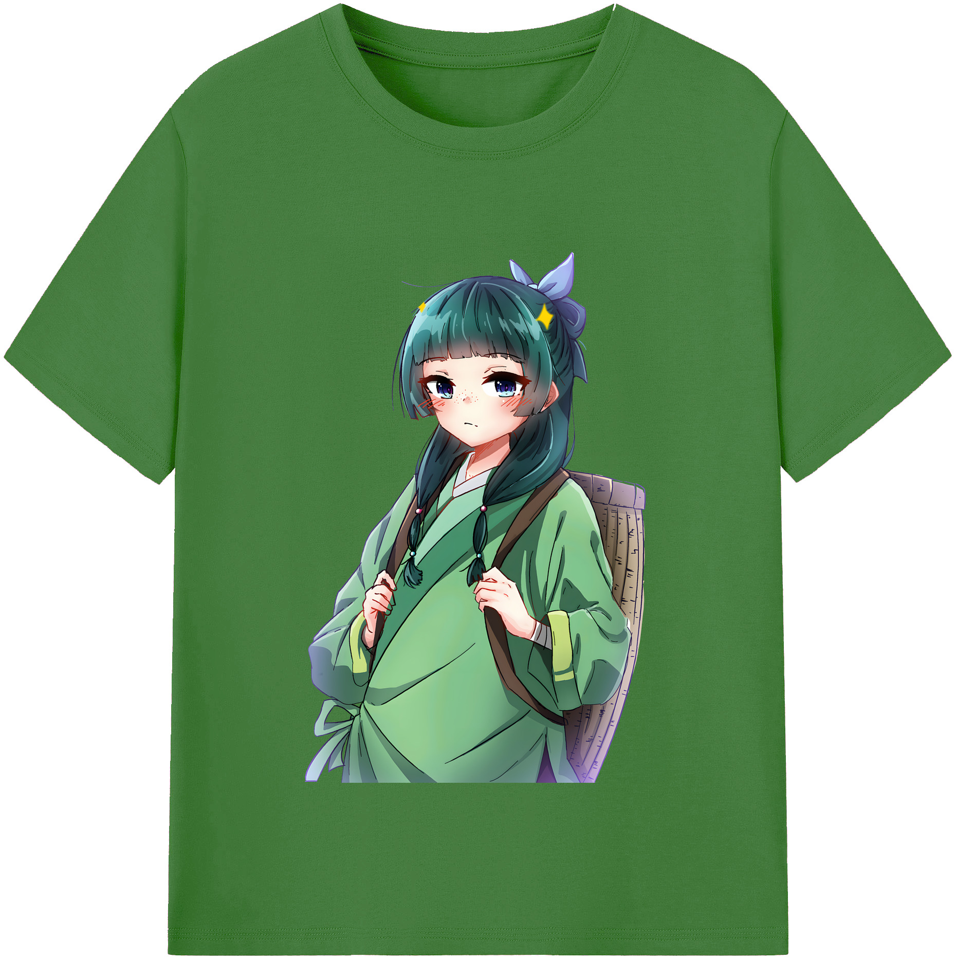 （画像用） 薬屋のひとりごと The Apothecary Diaries レディースカジュアルプリントTシャツ（綿100％）